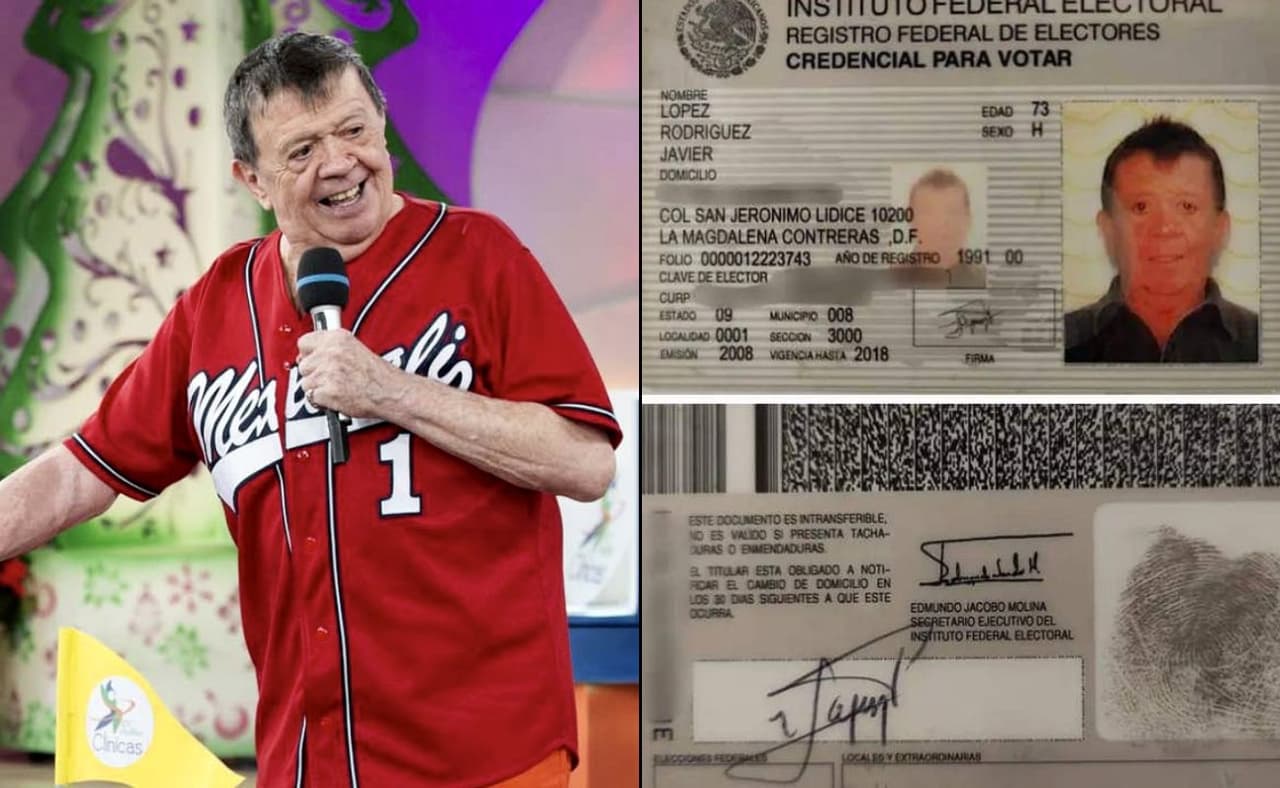 Venden supuesta INE de Chabelo en miles de pesos: ¿es real?