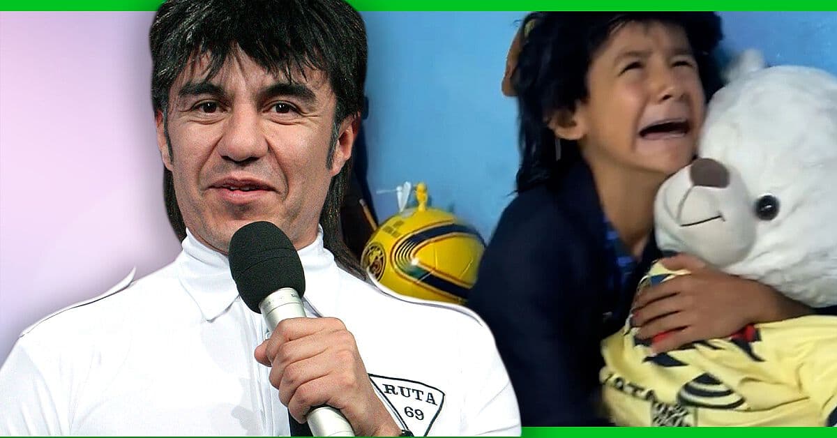 Niño hace divertida parodia del Vítor tras perder el América contra el Chivas
