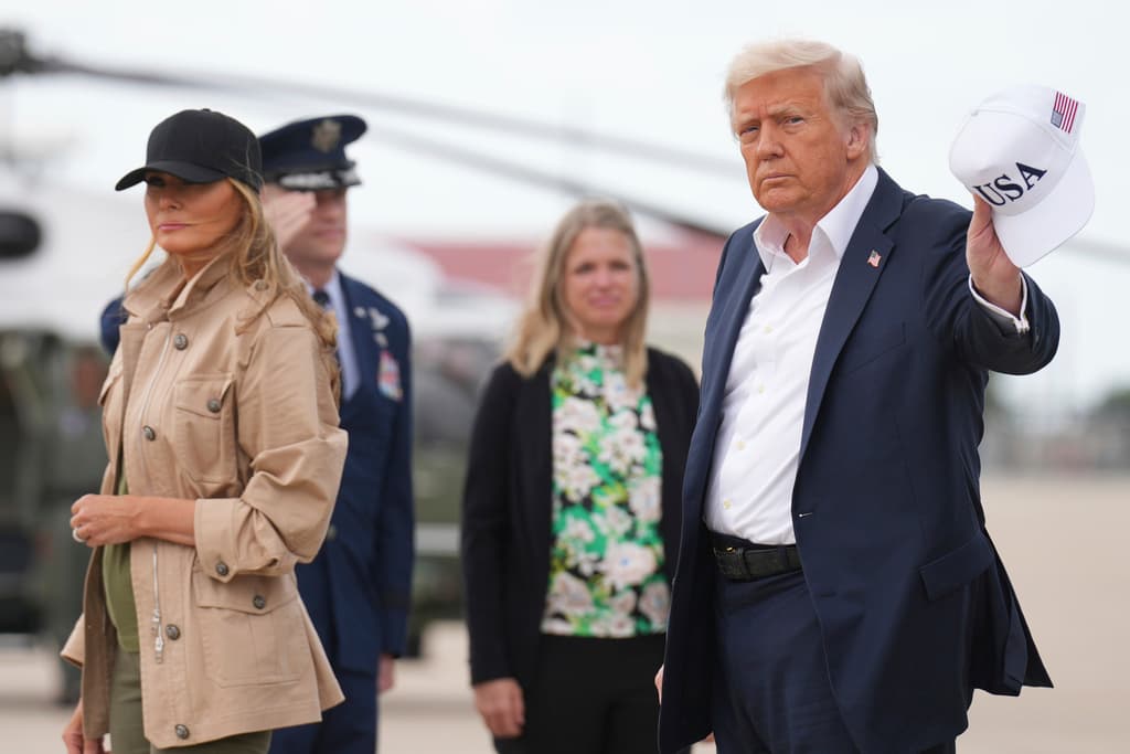 🔴 Trump visita la región de Texas devastada por las inundaciones