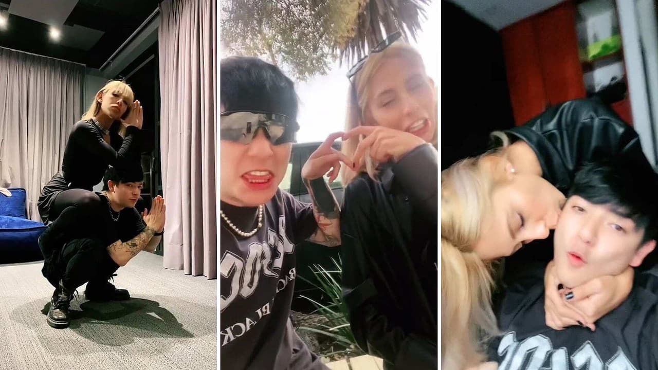 El Chino se ve más enamorado que nunca y lo demuestra en cursis tiktoks