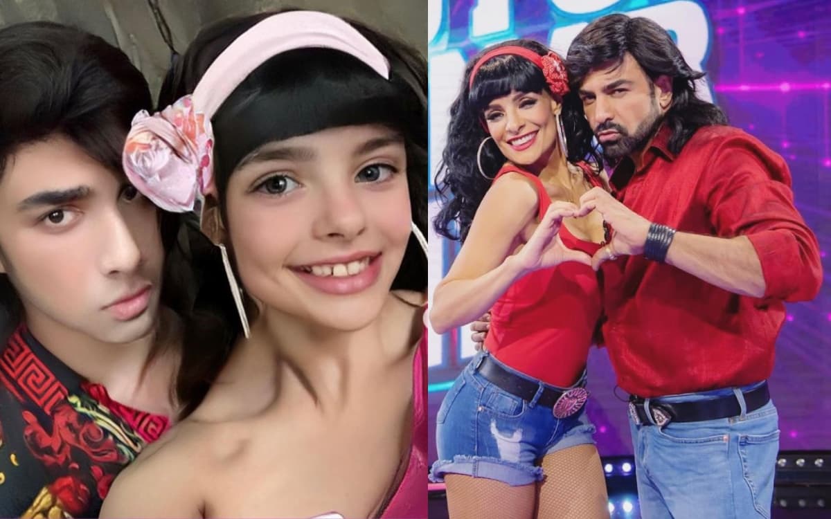 Rosa Aurora compartió fotos con Albertano, así se veían de niños