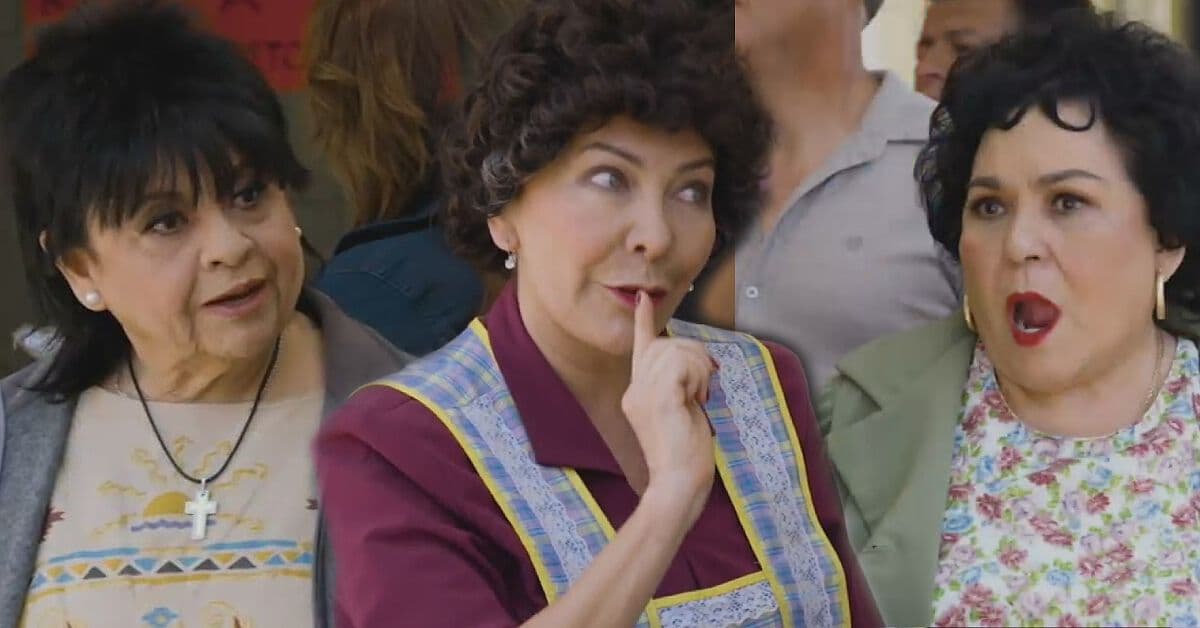 Doña Cuca conoce a Doña Lucha y la mamá del Vïtor en la fila de las tortillas