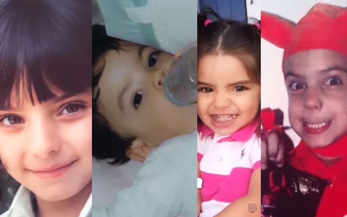 Así se veían los hijos de Eugenio Derbez de chiquitos.