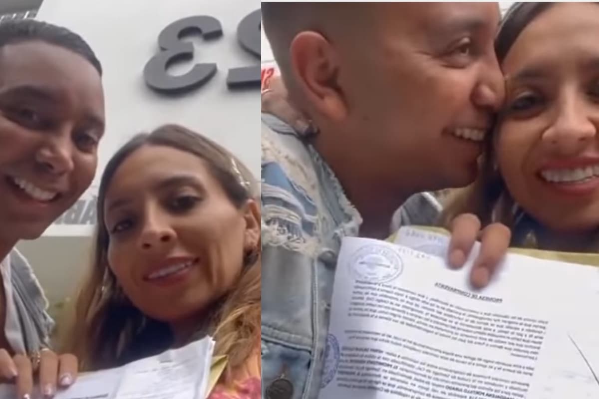 Viral: Pareja que se acaba de divorciar lo presume y dicen estar felices