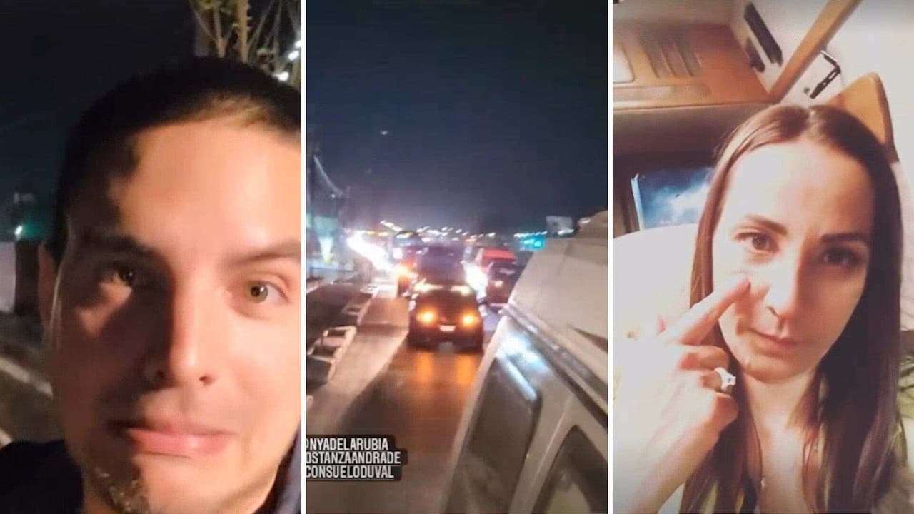 Vadhir Derbez y Consuelo Duval detienen el tráfico por andar grabando unas escenas