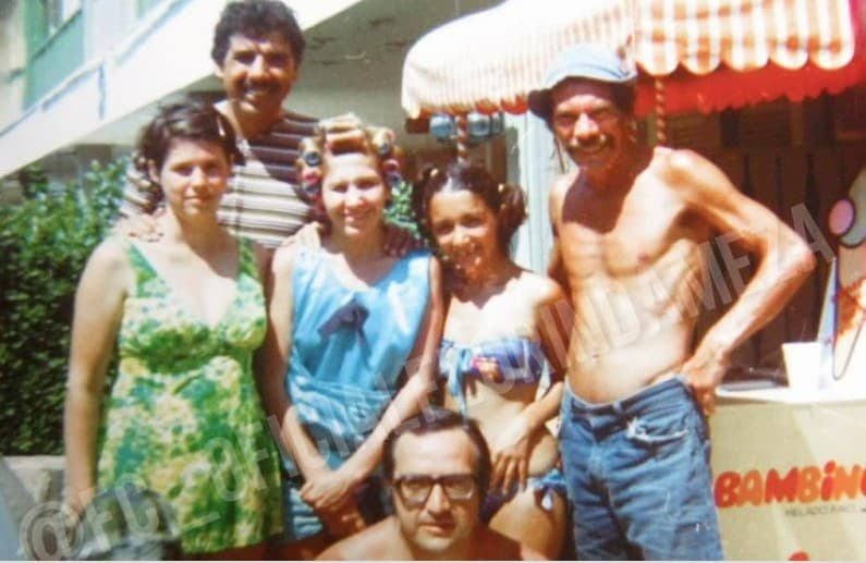 ‘El Chavo del 8’: Revelan foto inédita del elenco con fans en la playa