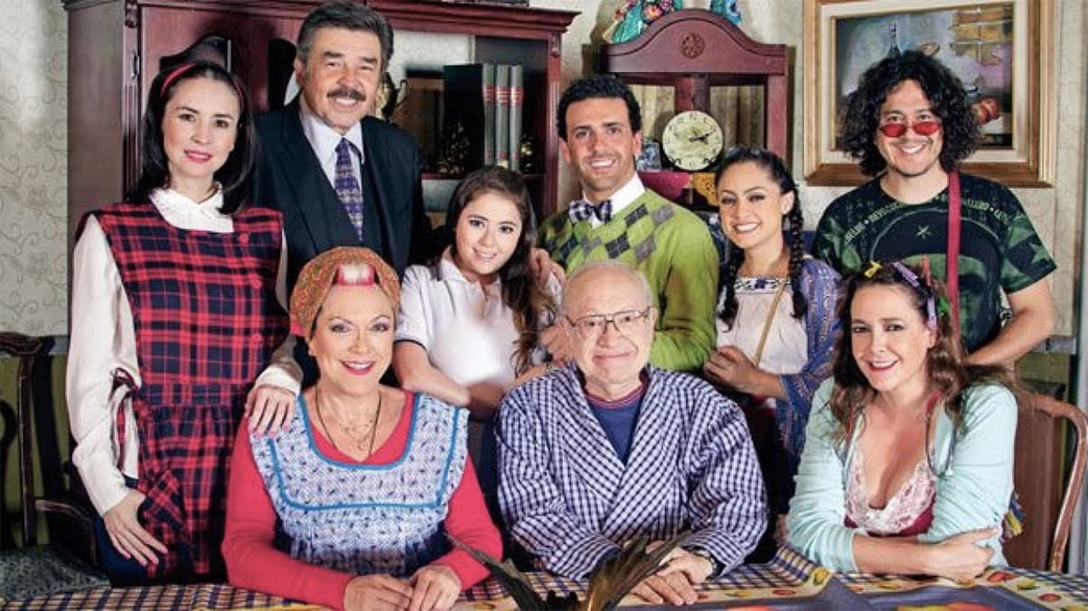 Los personajes de una familia de 10