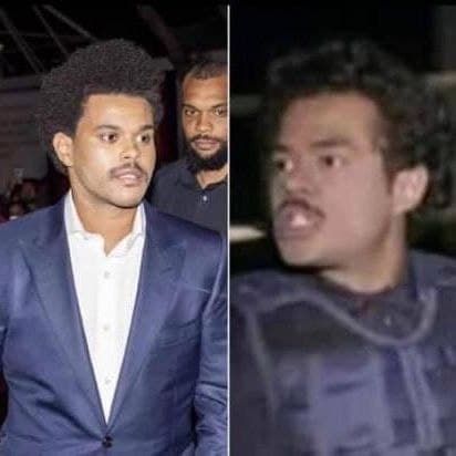 meme de the weeknd en el super bowl