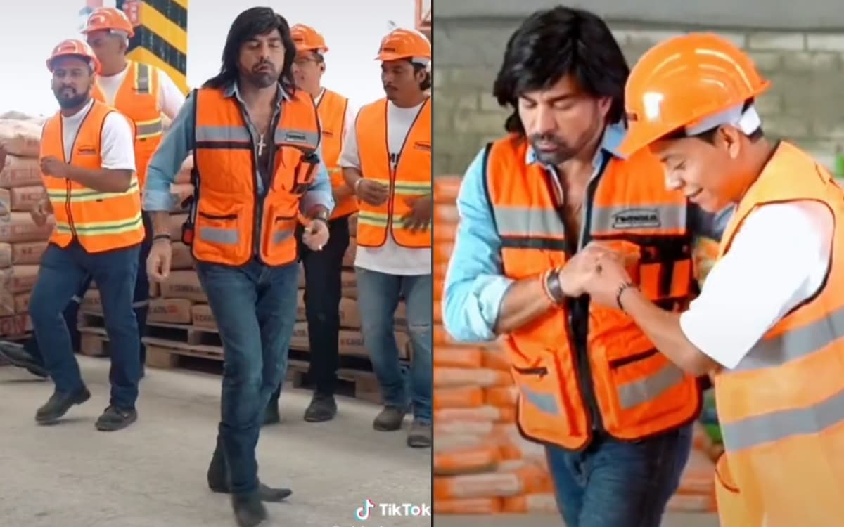 Albertano baila cumbia con unos albañiles y rompe estereotipos