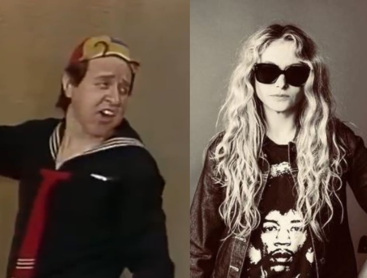 El ídolo de la comedia y la gran diva del pop