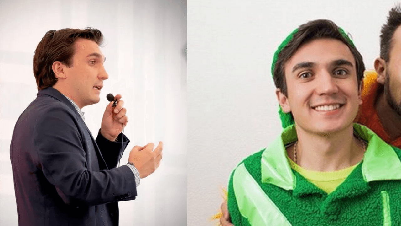 La otra cara de Ludoviquito: Da conferencias motivacionales