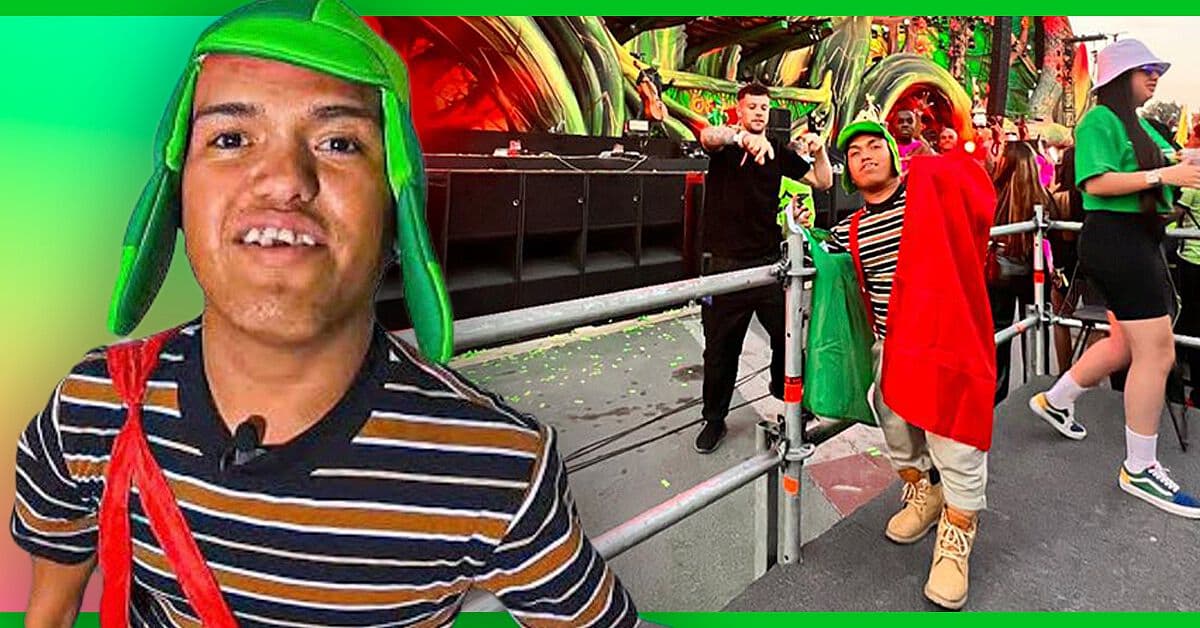 Medio Metro fue como el Chavo del 8 al EDC e hizo el paso de la chaquetita