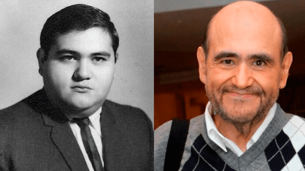 Édgar Vivar joven y viejo