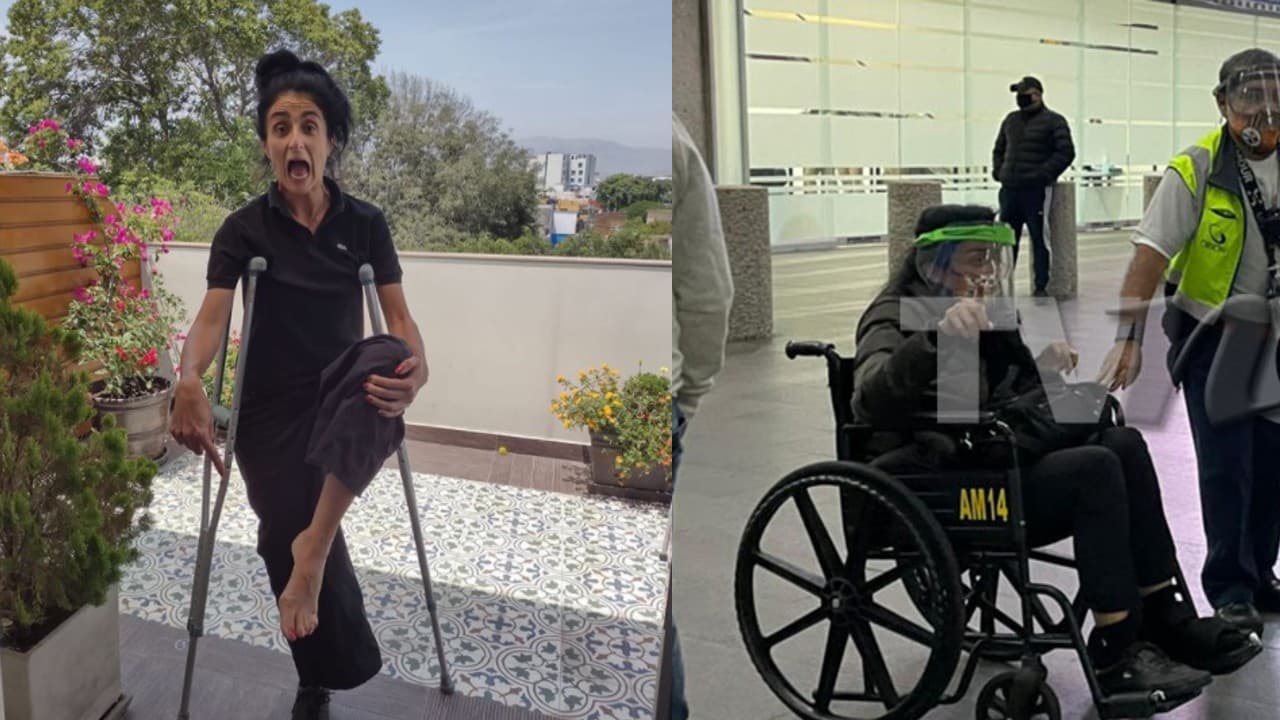 Así reapareció Bárbara Torres tras su accidente en Perú