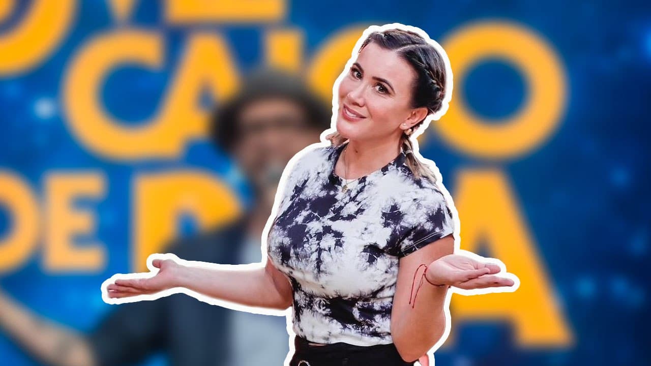 Mariazel se alburea a sí misma en Me Caigo de Risa