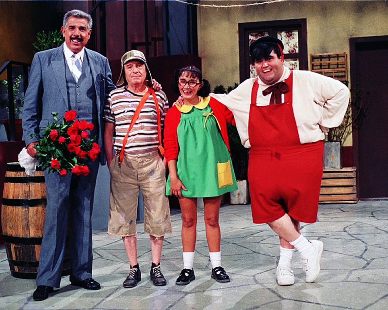 Entre risas, los actores de El Chavo del 8 tuvieron suficiente tiempo para encontrar el amor.