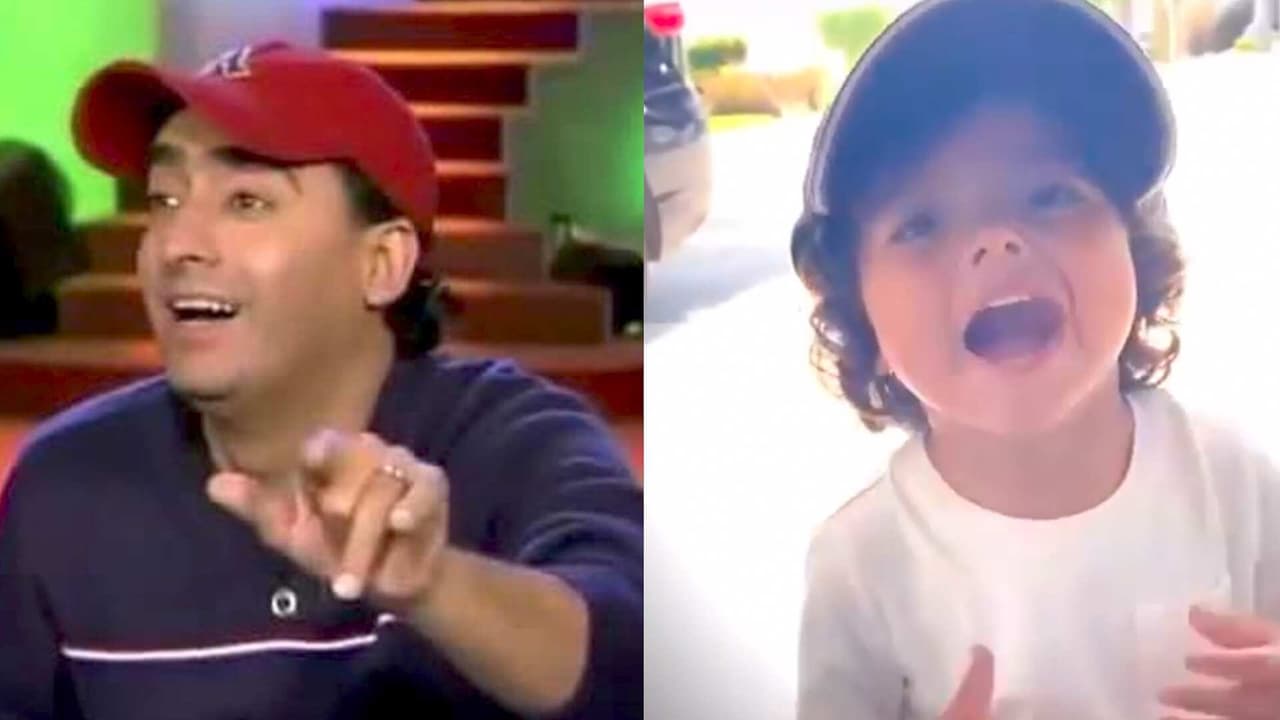 Hijo de tigre pintito: El bebé de Adal Ramones ya usa gorra, solo le falta el monólogo