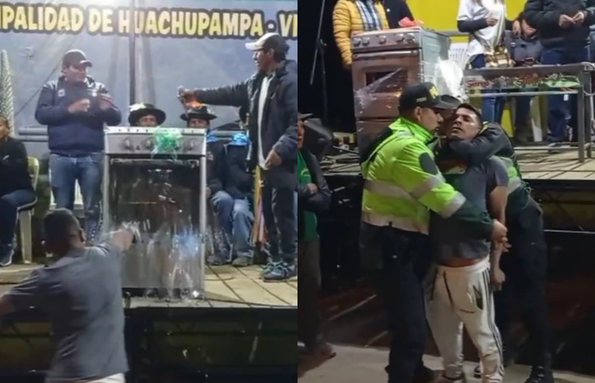 Sucedió en pleno sorteo.