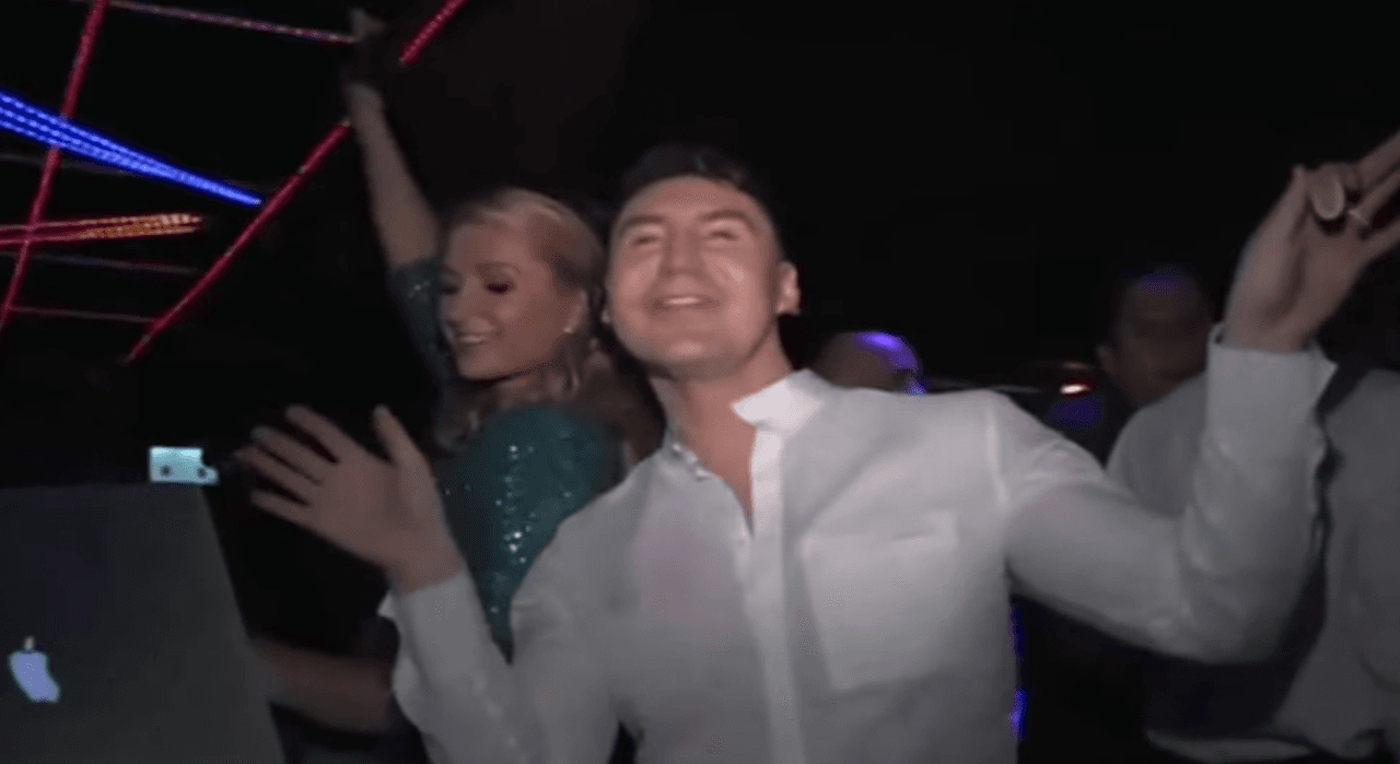 Daniel Urquiza y Paris Hilton