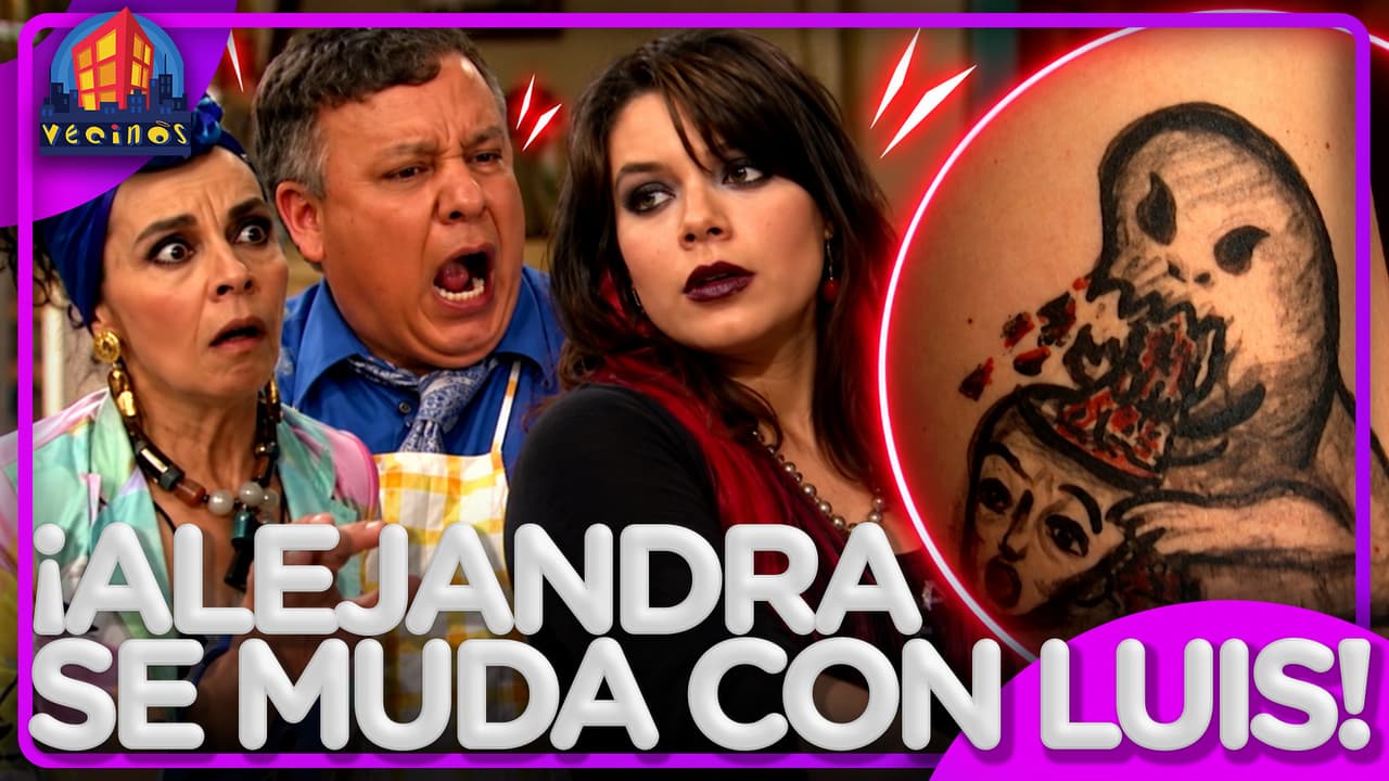 Vecinos: ¡El tatuaje de Alejandra! Magda corre a su hija de la casa
