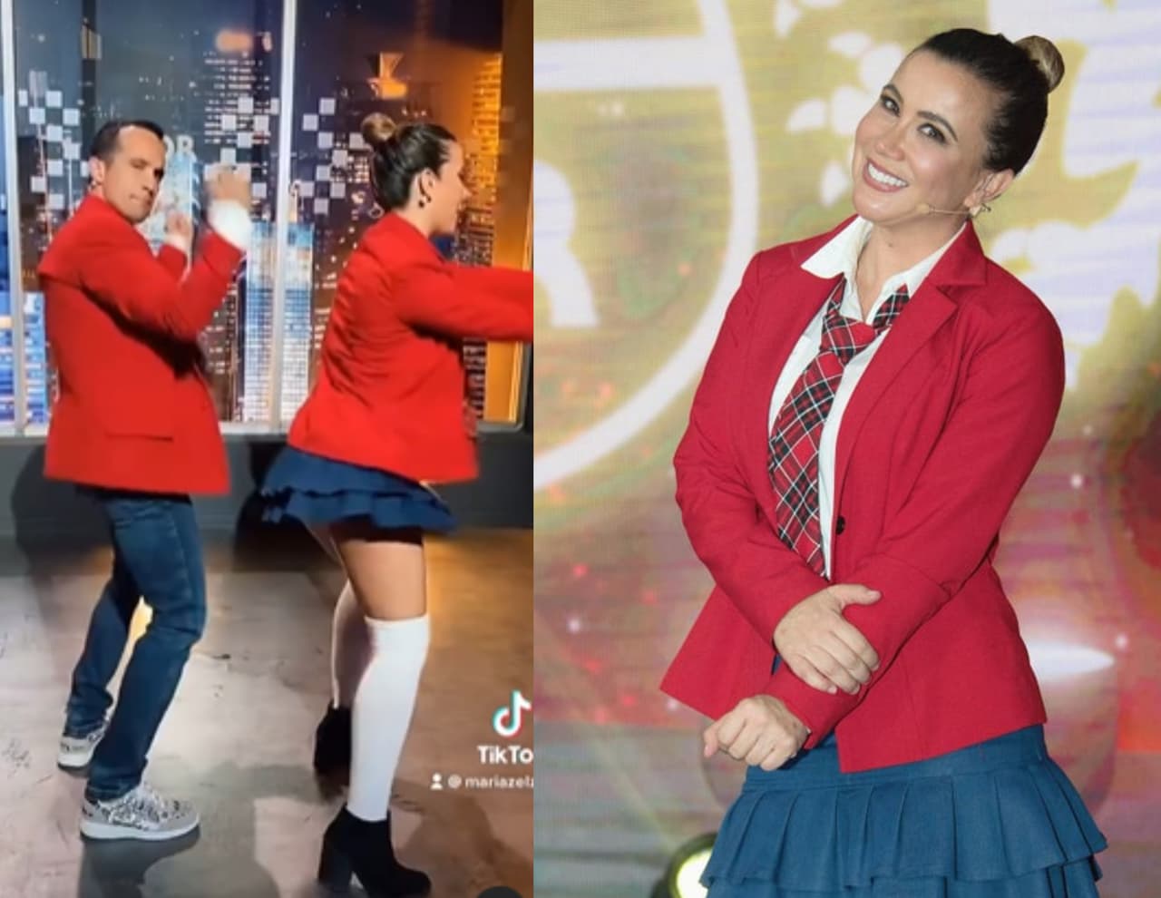 Mariazel se viste como personaje de ‘Rebelde’ y perrea hasta el suelo