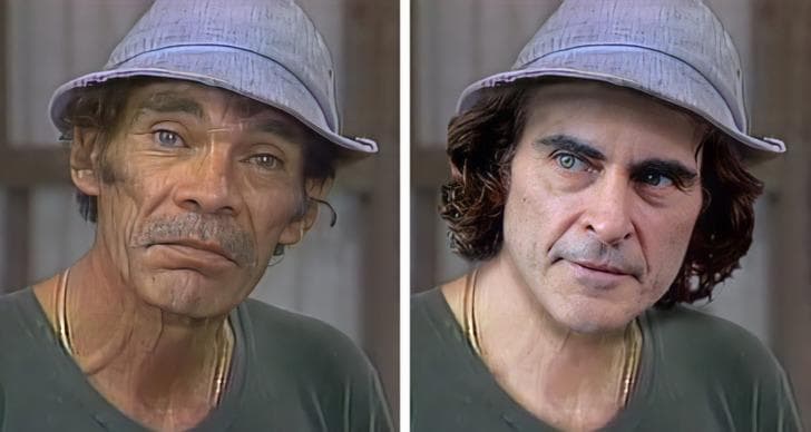 Don Ramón y Joaquín Phoenix: ambos actores son ojiverdes