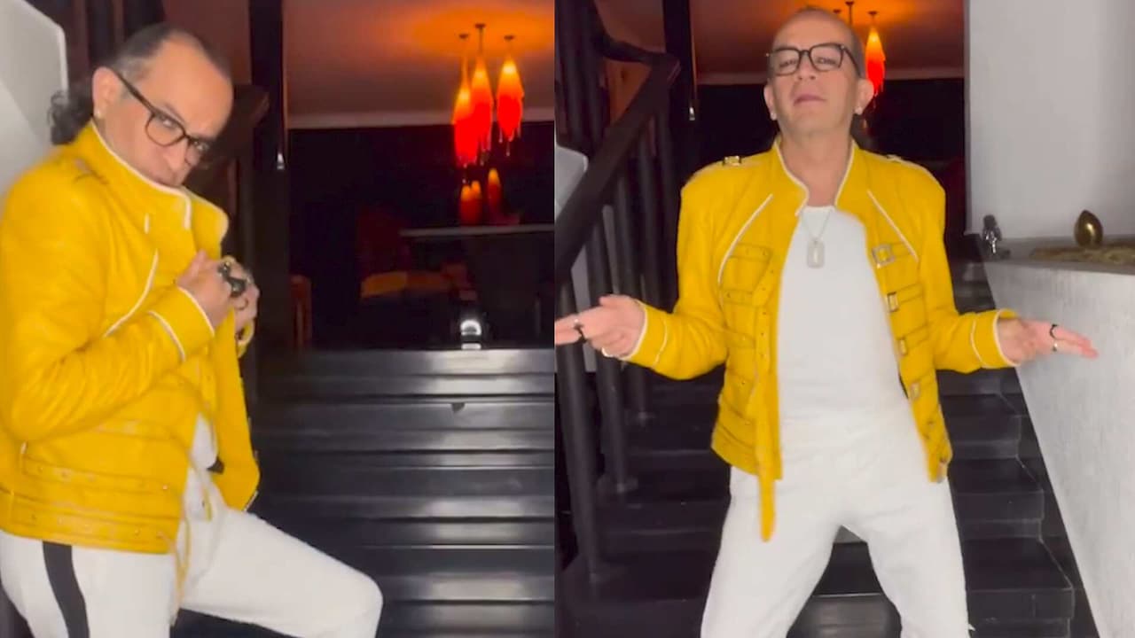 Germán Ortega intenta bailar al ritmo de “Queen” pero se le sale el barrio
