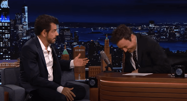 Eugenio con Jimmy Fallon