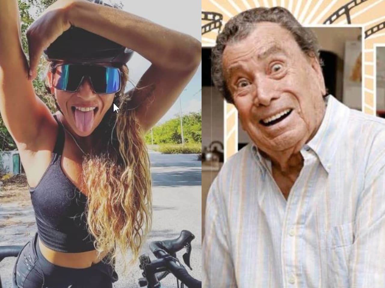 Alfonso Zayas y su nieta