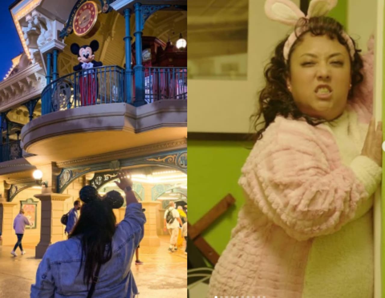 Michelle Rodríguez conoce Disney y le da su CV a Mickey Mouse
