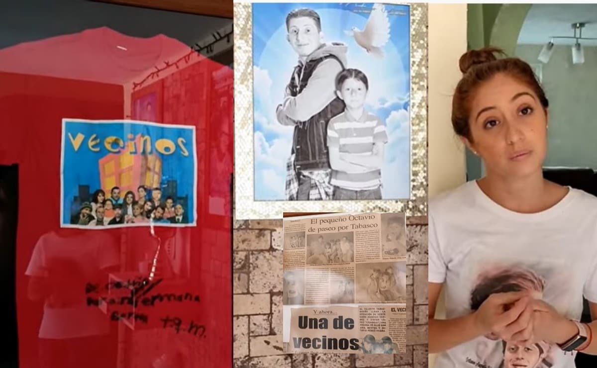 Bertha Ocaña muestra su altar dedicado a memorias de Benito y 'Vecinos'