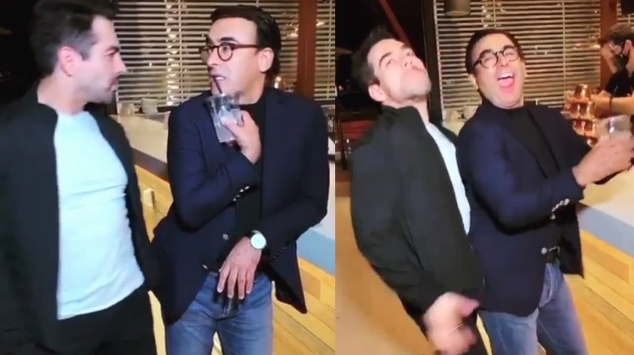 El polémico video de Omar Chaparro y Adal Ramones bailando en TikTok