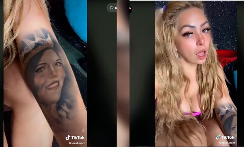 El tributo a Karla Luna en forma de tatuaje
