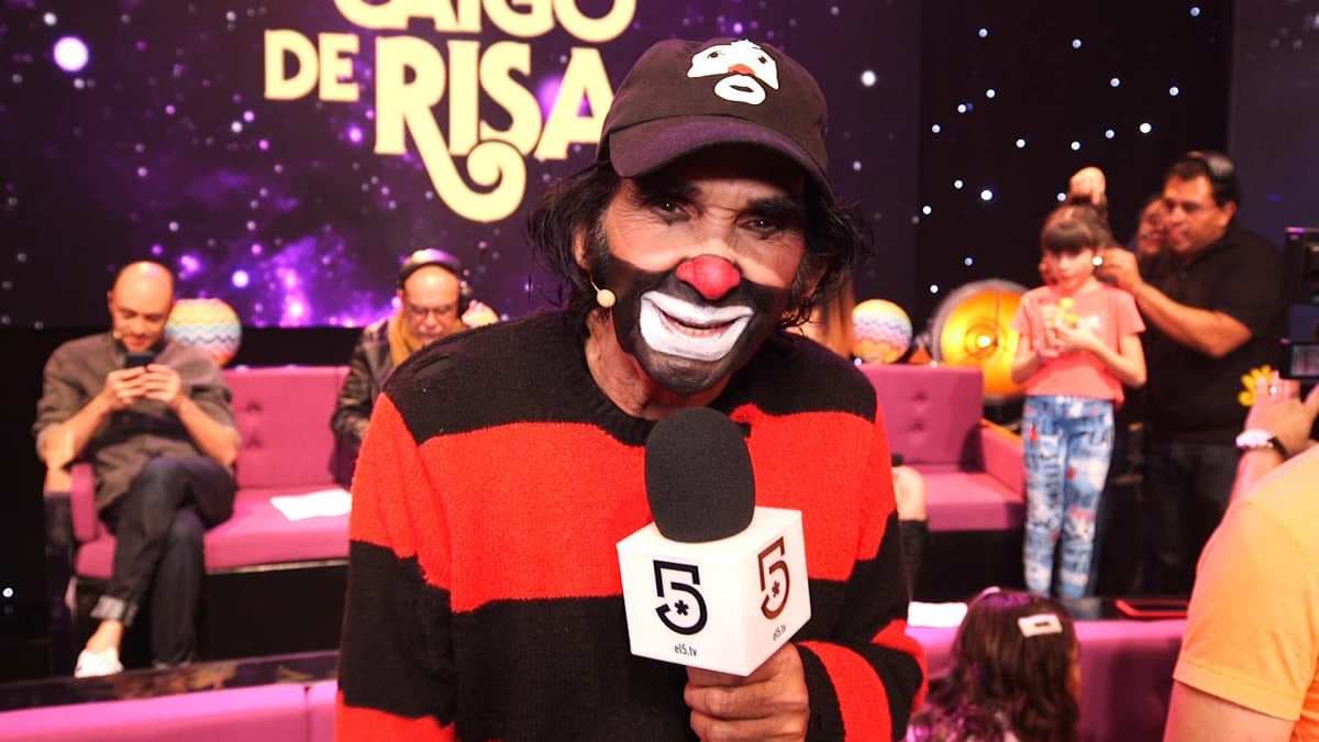 Cepillín en el programa de Me Caigo de Risa