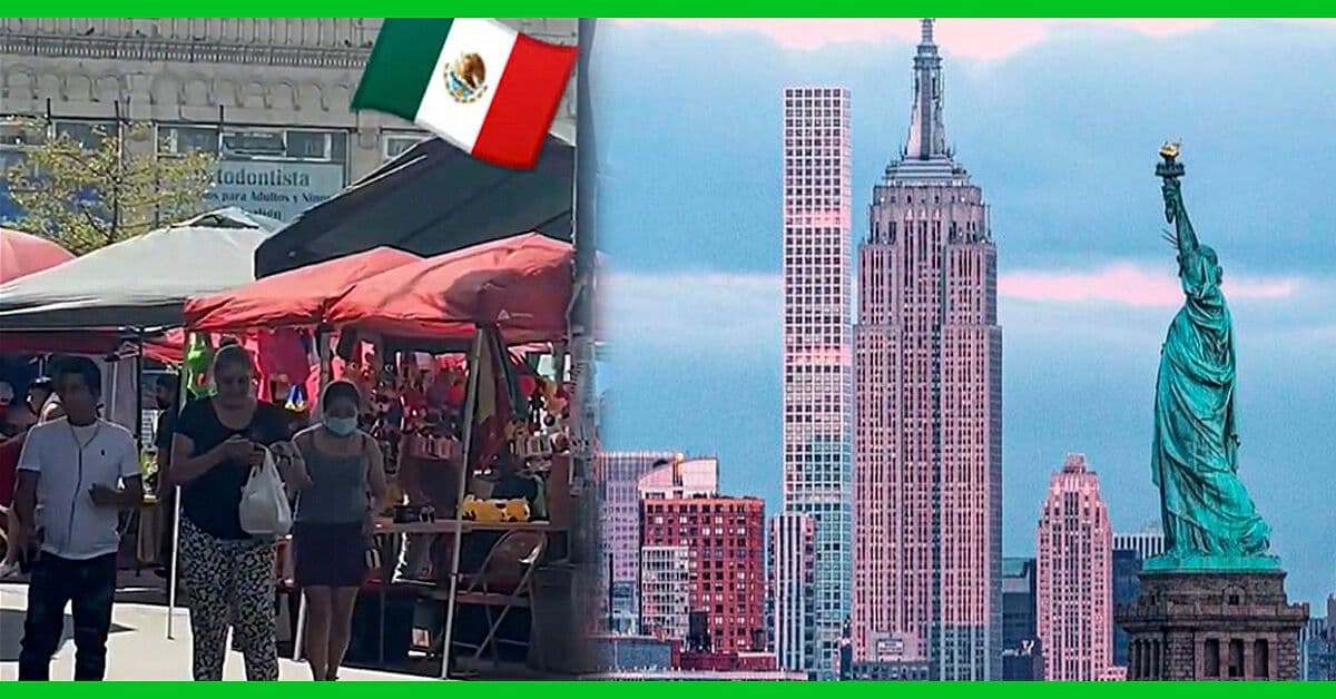 Un tianguis mexicano en Nueva York se hizo viral, ¡con taquitos y tlacoyos!