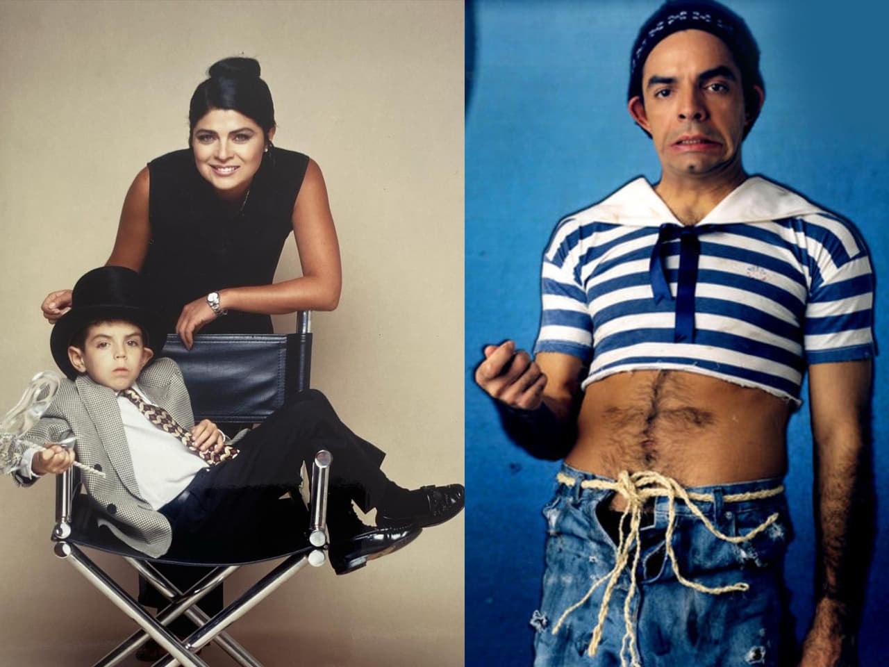 Tierna foto de José Eduardo Derbez de niño muestra que era una copia fiel de su papá