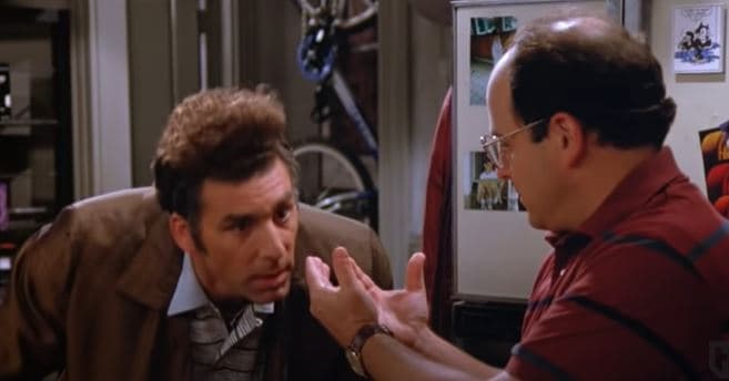 Kramer revisa que todo esté bien con las manos de George