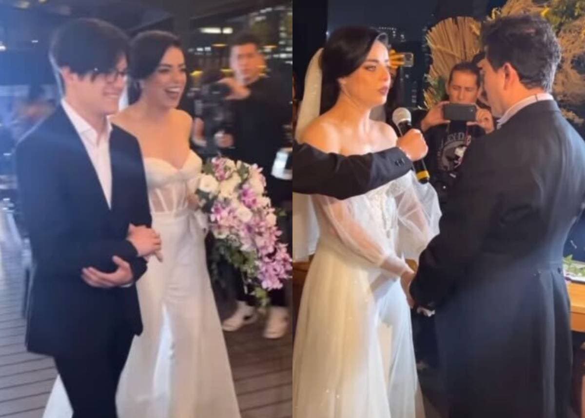 Violeta Isfel se casó y así fue la boda: Su hijo la entregó en el altar