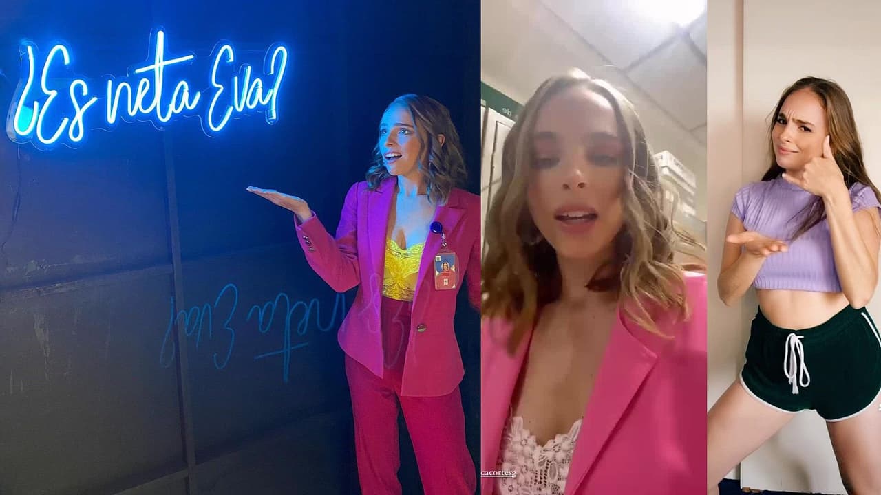 Actriz perrea con el equipo de vestuario de '¿Es neta Eva?'