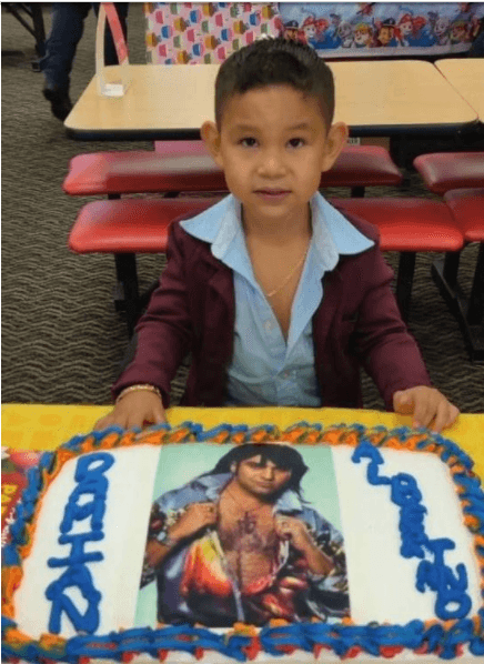 el pequeño Damián es fan de Nosotros los guapos.