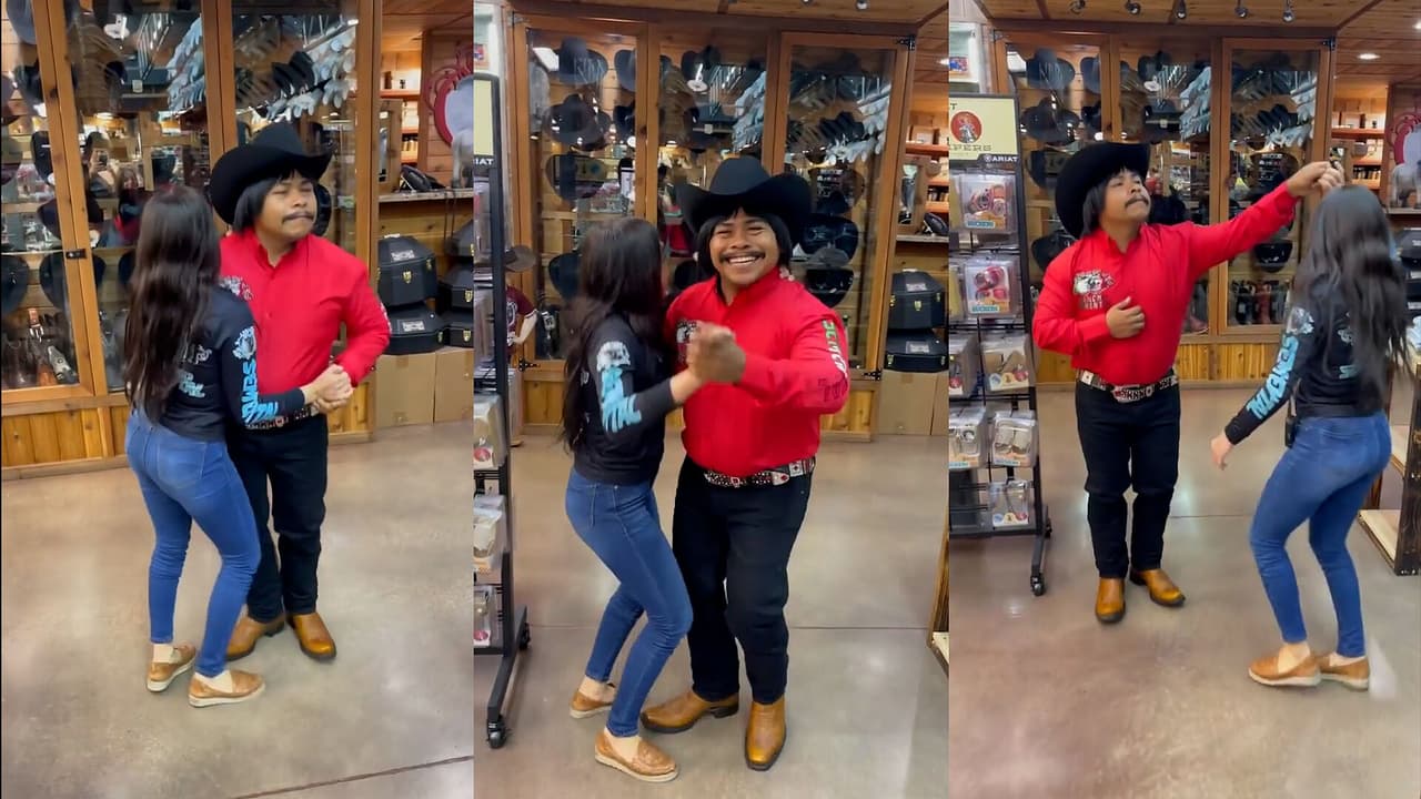 Chaparro Chuacheneguer se pone botas y sombrero para dar una bailada