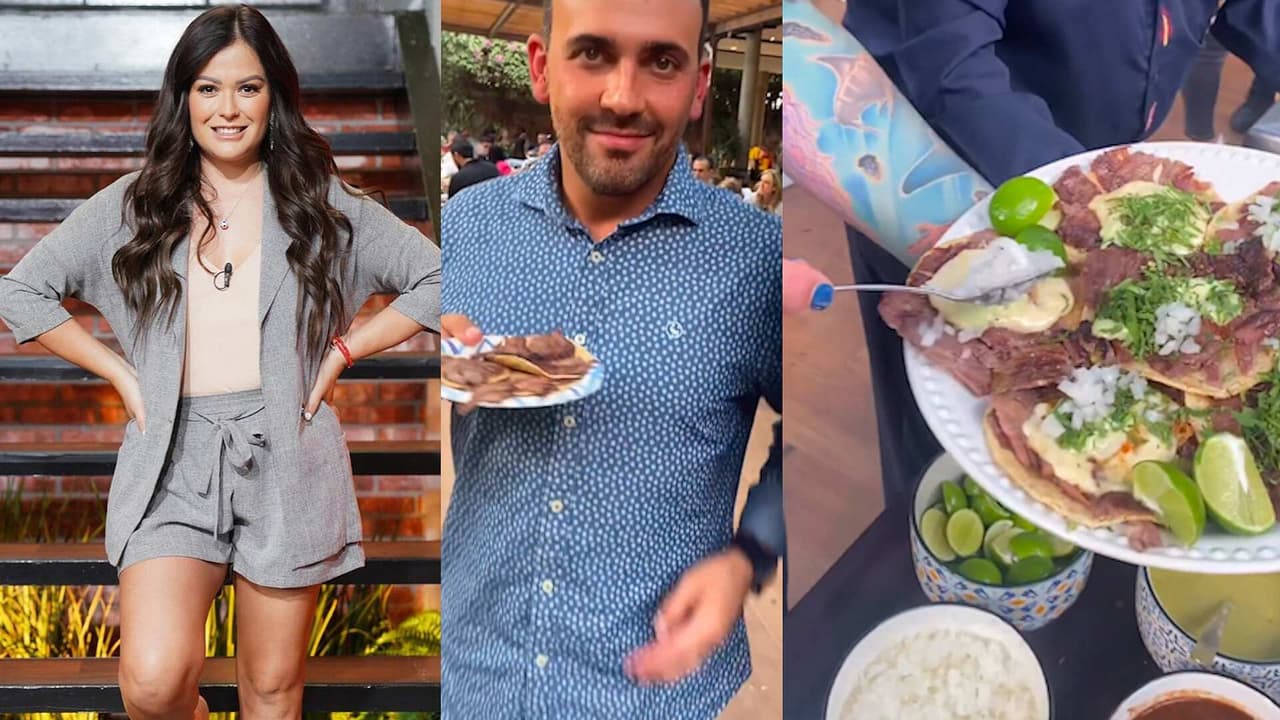 ¡Con las manos en la masa! Mariana Echeverría cacha a sus invitados entrándole duro a la comida
