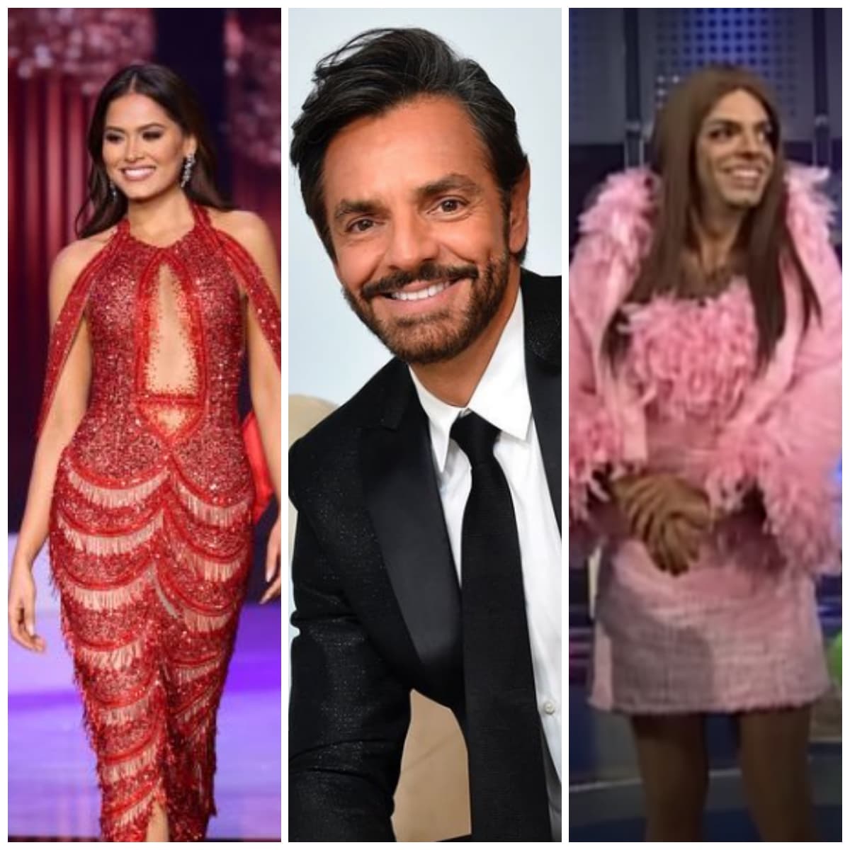 Eugenio Derbez comparte divertido meme de Ludovico ‘compitiendo’ con la Miss Universo 2021