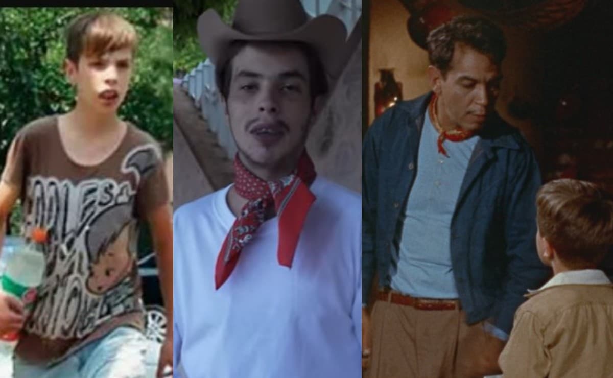 El nieto de Cantinflas imita a su abuelo.