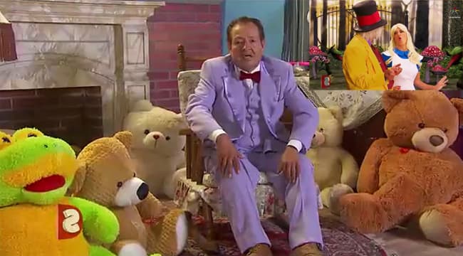 En 'Más Noche' protagonizaba 'Los cuentos de Sammy', donde contaba historias como la de La Cenicienta entre muchos otros.