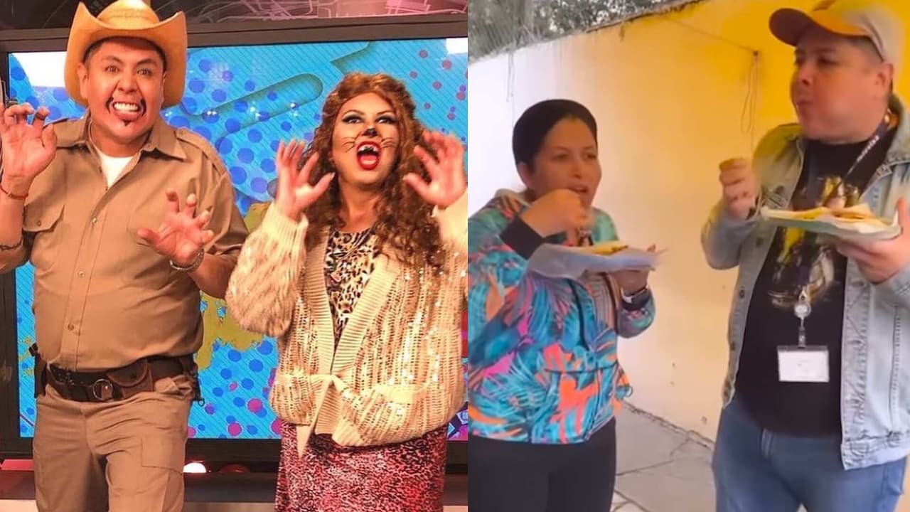 La Chupitos y El Indio Brayan se escapan de la producción para ir por tacos