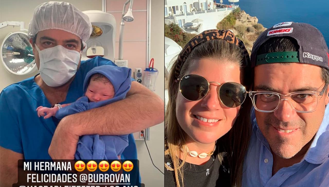 Jorge Van Rankin mostró a su tercera hija recién nacida