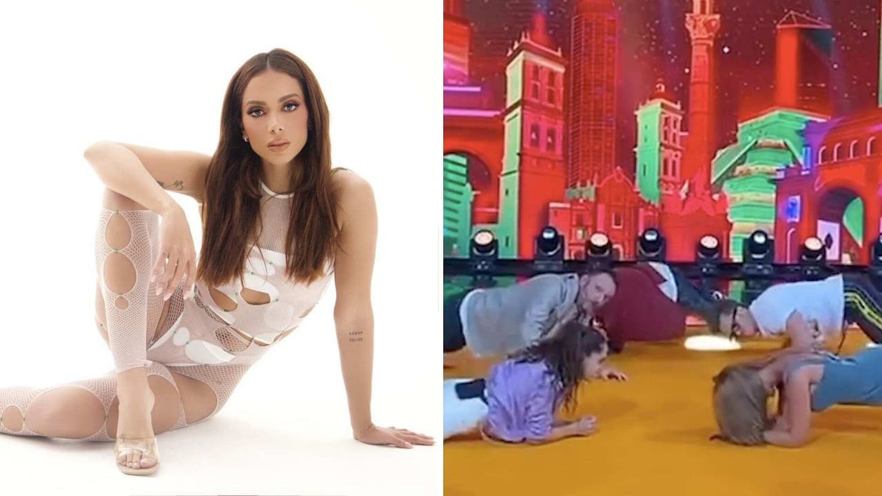 ‘Me Caigo de Risa’: Elenco hace atrevido baile de Anitta