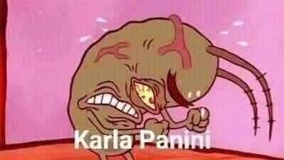 meme sobre Karla Panini