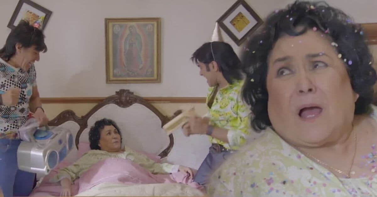 Albertano y el Vítor espantan a Doña Cuca al felicitarla por su cumpleaños